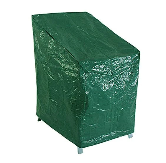 Heavy Duty Waterproof Stacking Chairs Cover Outdoor Garden Seats/Patio Chair Protector Durable Strong Large Rain Dust Protection, Plastic/Metal Garden Seat Weather Protect