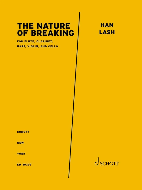 The Nature of Breaking for Flute, Clarinet, Harp, Violin, and Cello Score and Parts: for flute, clarinet, harp, violin, and cello. flute, clarinet, harp, violin, and cello. Partition et parties.