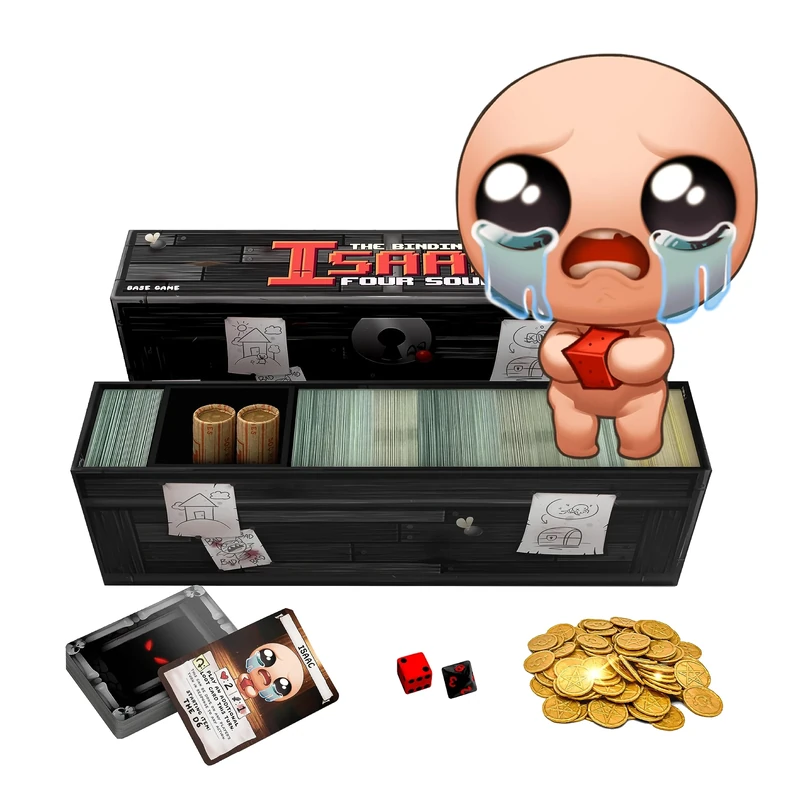 Maestro Media | The Binding of Isaac: Four Souls - Second Edition | Tabletop Card Game | Ages 14+ | 1-4 Players | 30-60 Minutes Playing Time
