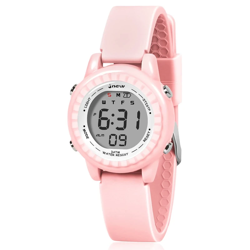 Dotodo Kids Toys for Girls Age 5-13, LED Watches for Girls Age 5-12 - Ice Cream Pink
