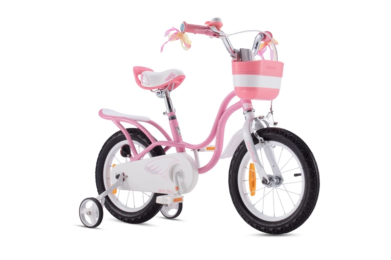 RoyalBaby Little Swan Children's Bicycle Girls Bicycle Hand and Coaster Brake 16 Inch from Pink Children's Bicycle