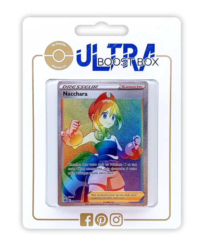 Nacchara (Irida) 204/189 Shiny Rainbow trainer - Ultraboost X Epée et Bouclier 10 Astres Radieux - Box of 10 Pokemon French cards