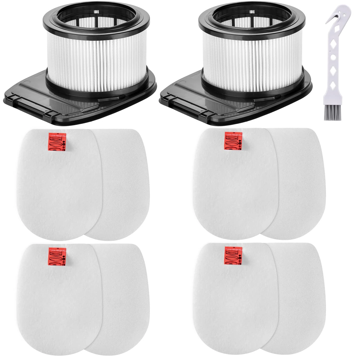 IZ300UKT Filters Set for Shark IZ300, IZ300UK, IZ300UKT, IZ320 IZ320UK, IZ320UKT Anti Hair Wrap Cordless Vacuum Cleaners Pre-Motor Foam&Felt IZ Series Filters