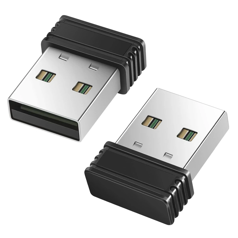 AUEDROT Undetectable USB Jiggler - Automatic Mini Mouse Mover NO Software Required for Computer - Driver-Free Movement Simulator Keep Computer Awake (2 PCS)