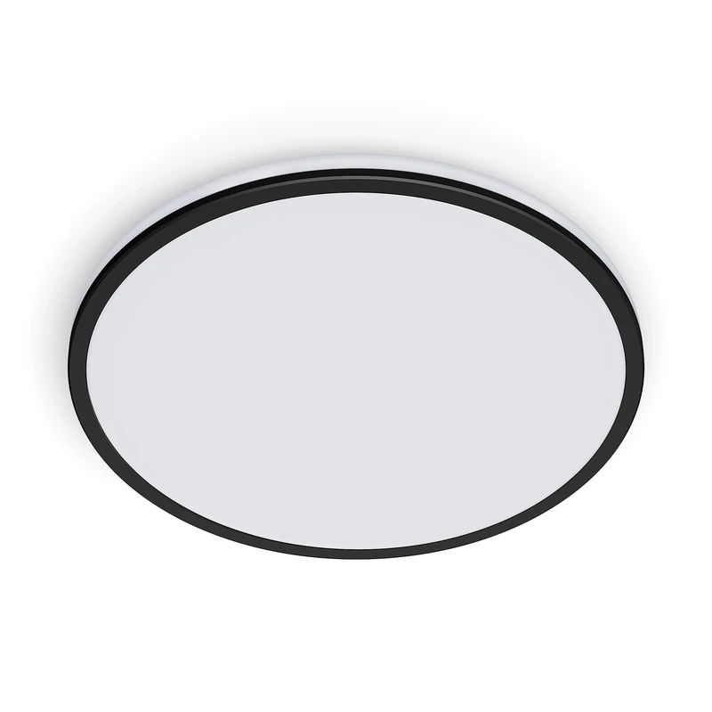 Philips LED Ozziet Linear Ceiling Light 18W 4000K [Cool White - Black] For Home Indoor Ceiling Lighting, Livingroom, Bedroom.