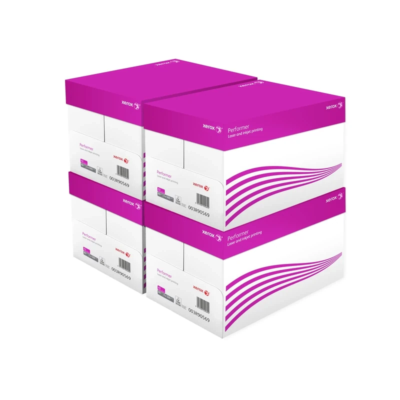 Xerox Performer Multifunctional Paper A3 80 g/m² - 20 Reams of 500 Sheets, 10,000 Sheets, 4 Boxes