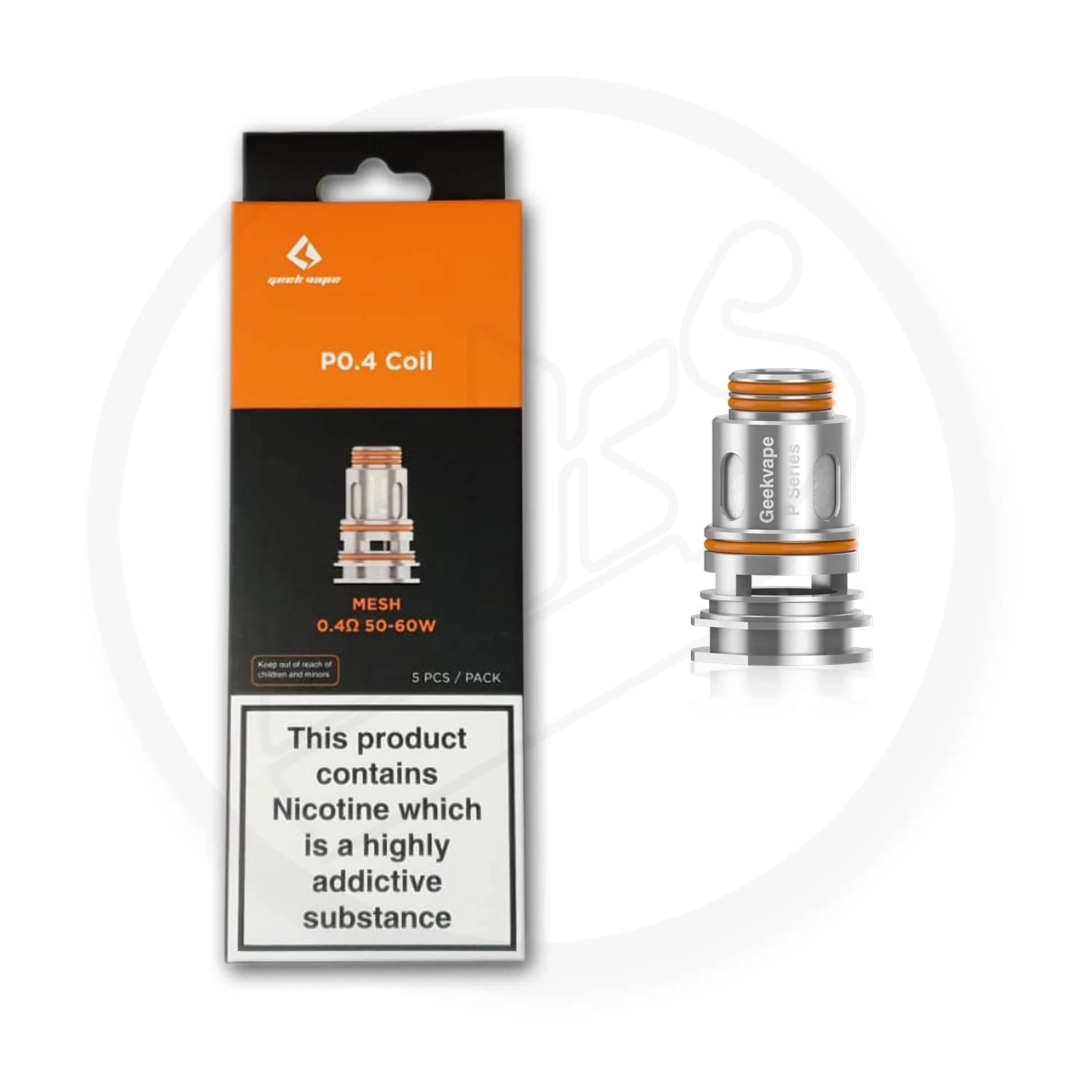 GEEKVAPE P Series Coils | Aegis Boost Pro/Obelisk 60 | 0.4 Ohms KA1 | Pack of 5