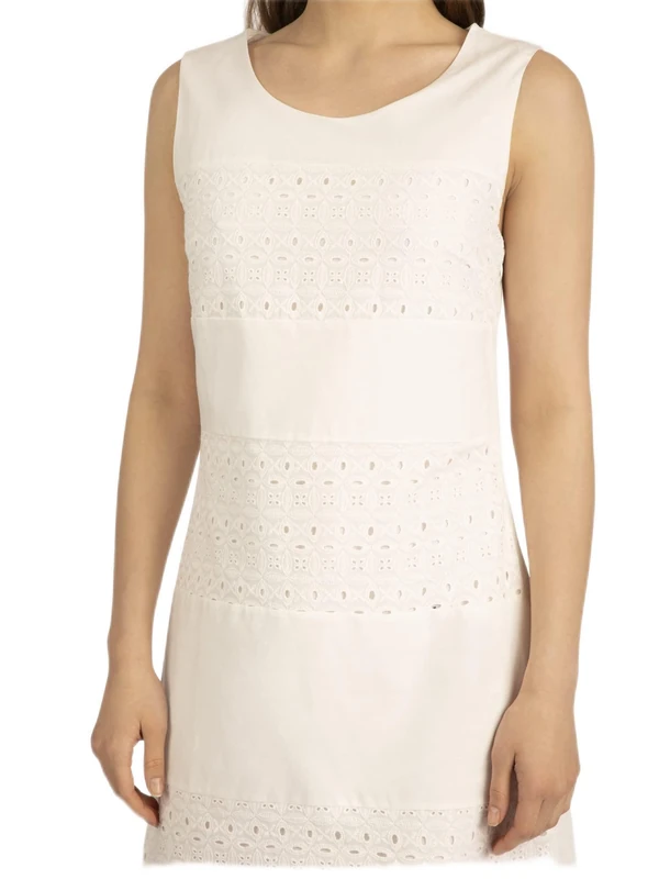 ApartFashion Women's Casual Night Out Dress, White, L