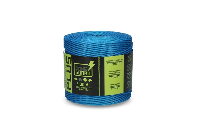 ZoneGuard Health Care Supplies 3mm Repels Blue Fencing Wire 400M - Image 1