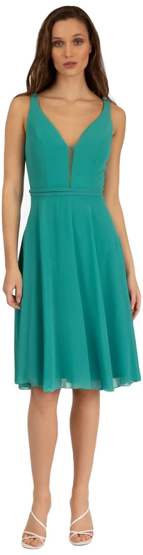 ApartFashion Women's Casual Night Out Dress, Aqua Green, M