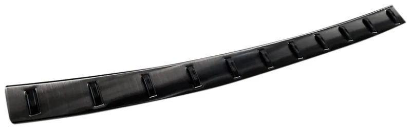 Avisa Black Stainless Steel Rear bumper protector compatible with Volkswagen T-Roc & T-Roc Cabrio 2017-2022 & Facelift 2022- 'STRONG EDITION'