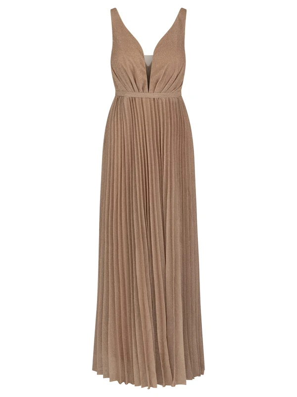 ApartFashion Women's Casual Night Out Dress, Champagner, XXL