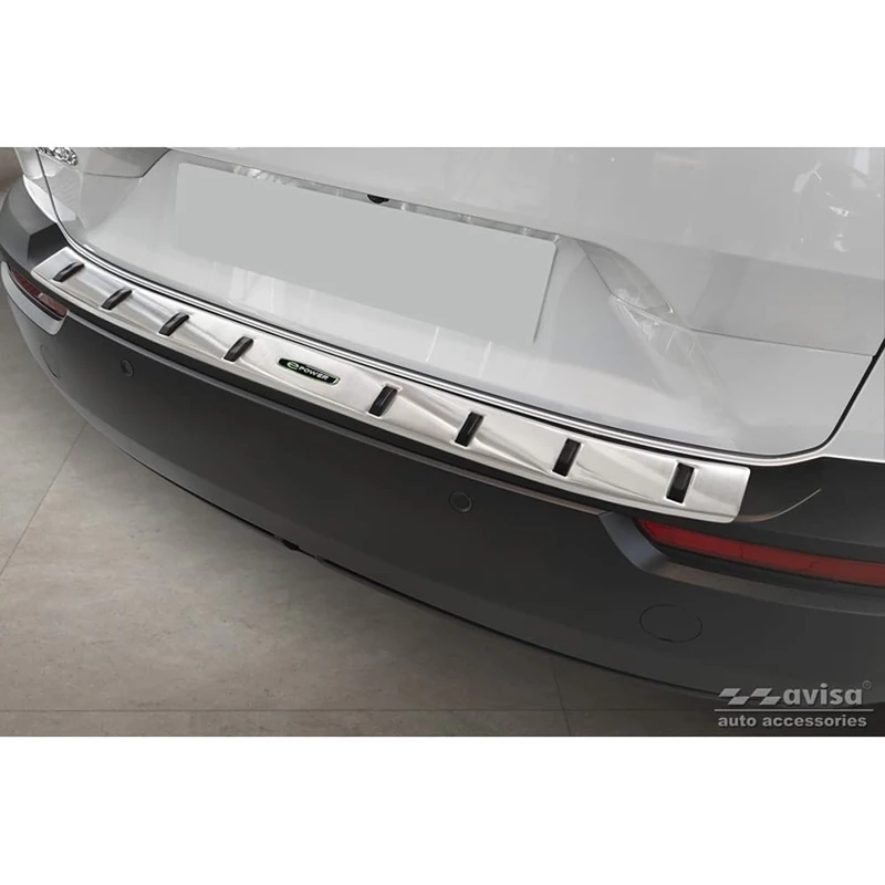 Avisa Stainless Steel Rear bumper protector compatible with Mazda MX-30 2020- 'STRONG EDITION'
