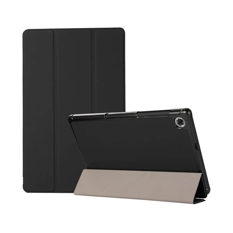 Cool Case for Lenovo Tab M10 HD 2nd Gen (TB-X306) Smooth Leatherette Black 10.1"