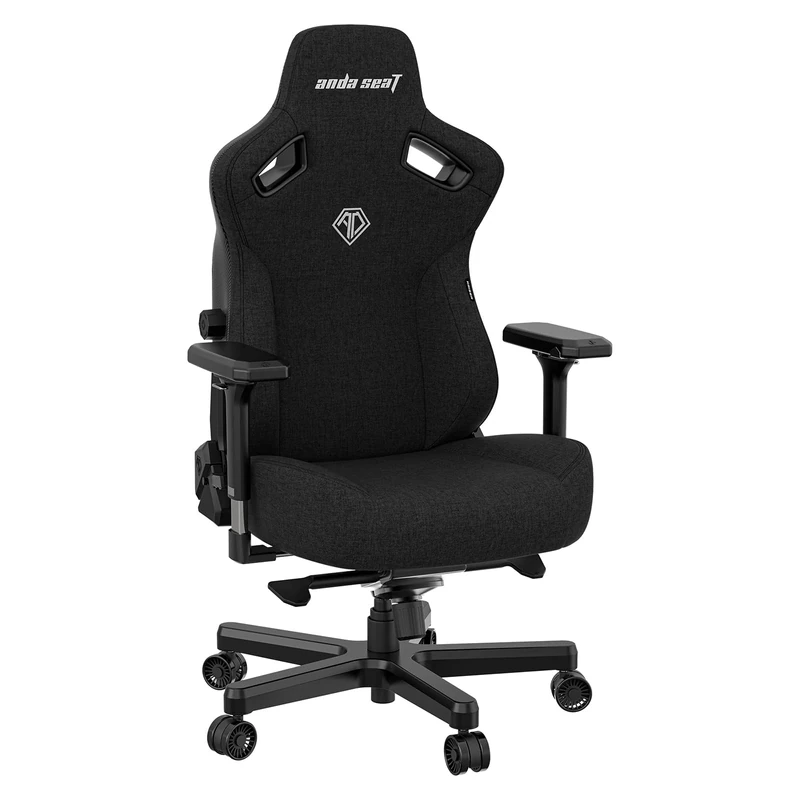 Anda Seat Kaiser 3 Gaming Chair for Adults - XL Reclining Video Game Chairs, fabric Ergonomic Gaming Chair, Heavy Duty Neck & Back Lumbar Support - Luxury Black Computer Chairs for Home & Work