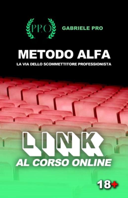 METODO ALFA: La via dello scommettitore professionista