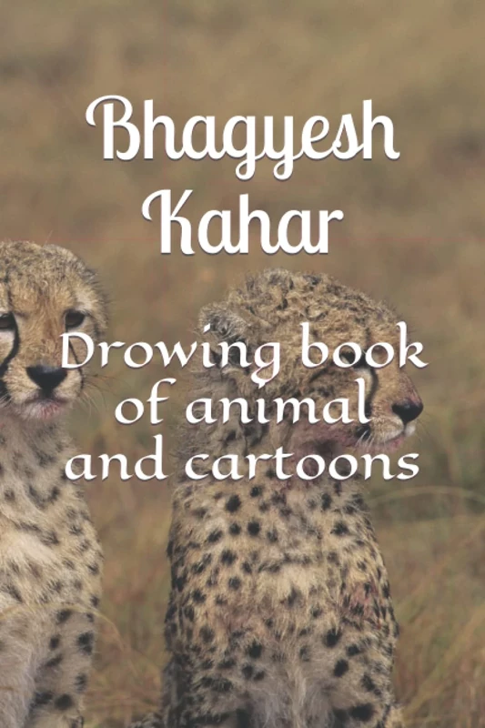 Drowing book of animal and cartoons