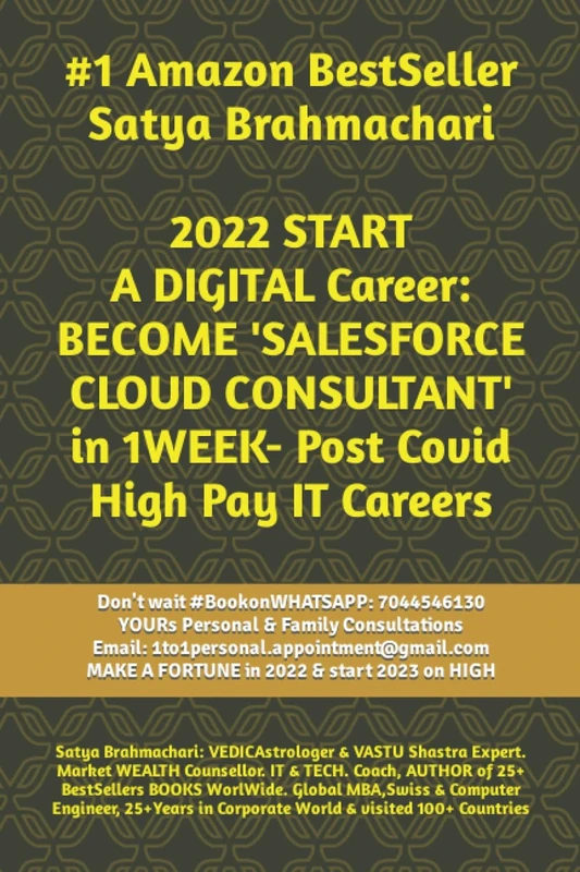 2022 START A DIGITAL Career: BECOME 'SALESFORCE CLOUD CONSULTANT' in 1WEEK: Post Covid High Pay & onDemand IT Careers