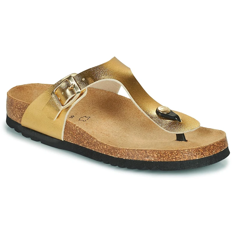 Scholl Women's Nicole Sandal, Gold, 4 UK