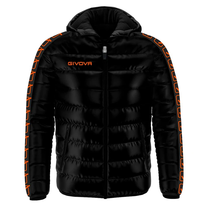 GIVOVA Holland Band Jacket, BLACK/FLUO ORANGE, L