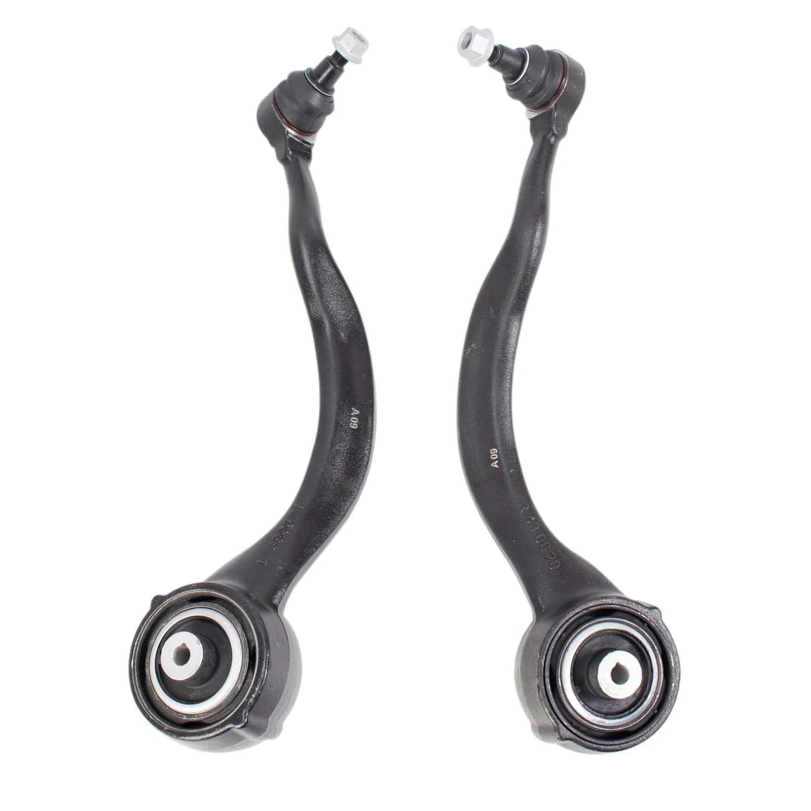 TRQ Front Lower Control Arm with Ball Joint Set Compatible with 2017-2020 Land Rover Discovery 2013-2023 Range Rover 2014-2022 Range Rover Sport