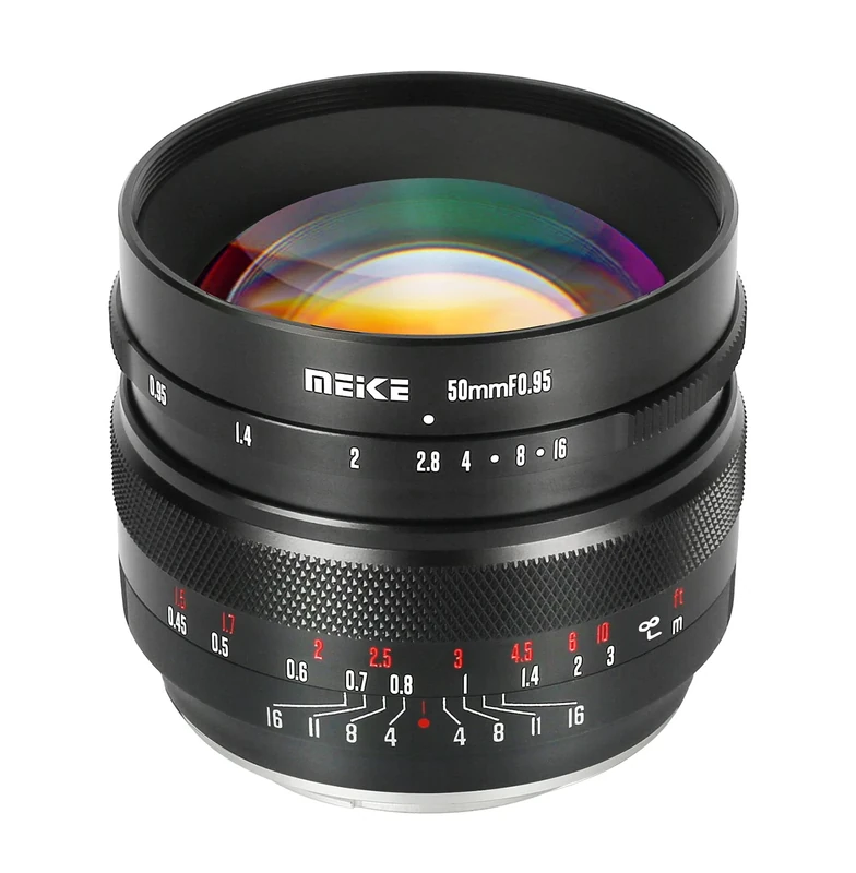 Meike 50mm f0.95 Standard Aperture Manual Focus Fixed Lens APS-C Compatible with Sony E-Mount Mirrorless Cameras NEX 3 3N NEX 5R NEX 6 7 A6600 A6400 A5000 A5100 A6000 A6100 A6300 A6500 A3000…