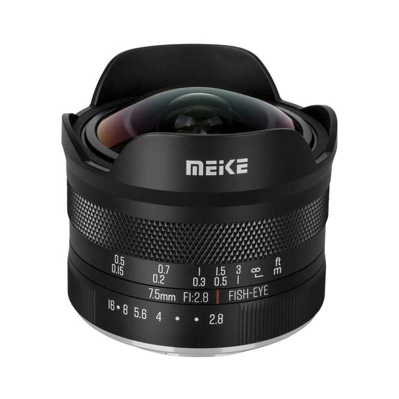 Meike 7.5mm f2.8 Ultra Wide Circular Fisheye lens Manual Focus APS-C Lens Compatible with Fujifilm X Mount Mirrorless Camera X-T3 X-H1 X-Pro2 X-E3 X-T1 X-T2 X-T4 X-T10 X-T20 X-T200 X-A2 X-E2 X-E1 X30