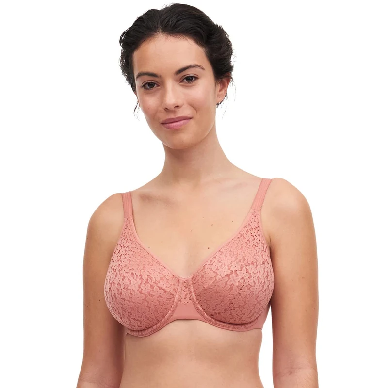 Chantelle Women's Norah Molded Bra, Opaque, Peach Delight, 32D