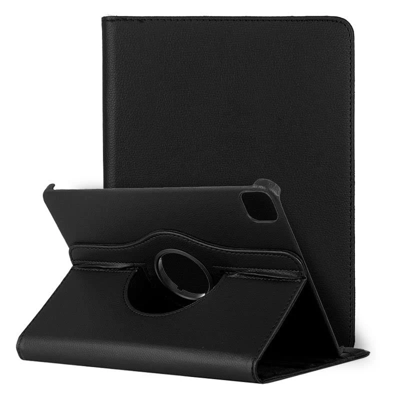Cool Case for iPad Pro 12.9" (2020/2021) Rotating Black Leatherette