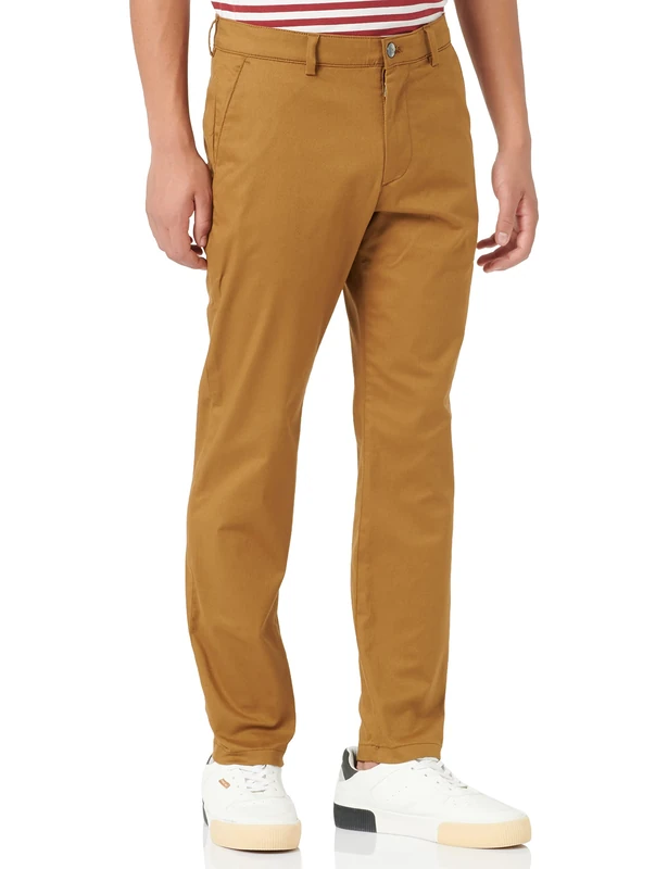 SELECTED HOMME Men's SLHSLIM-Buckley 175 Flex Pants W NOOS Chino, Breen, 34/34, Breen, 34 W/34 L