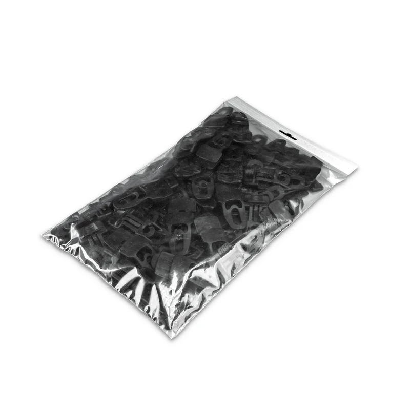 Adam Hall Accessories Midi Clip Bag for Molleton, Pack of 50, Black - Image 1