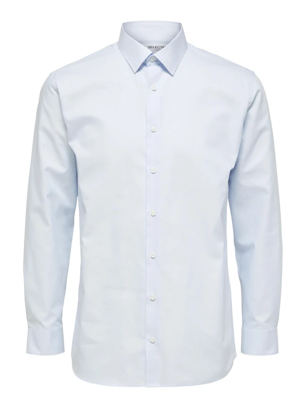 SELECTED HOMME Male Shirt Formal, Light Blue, S