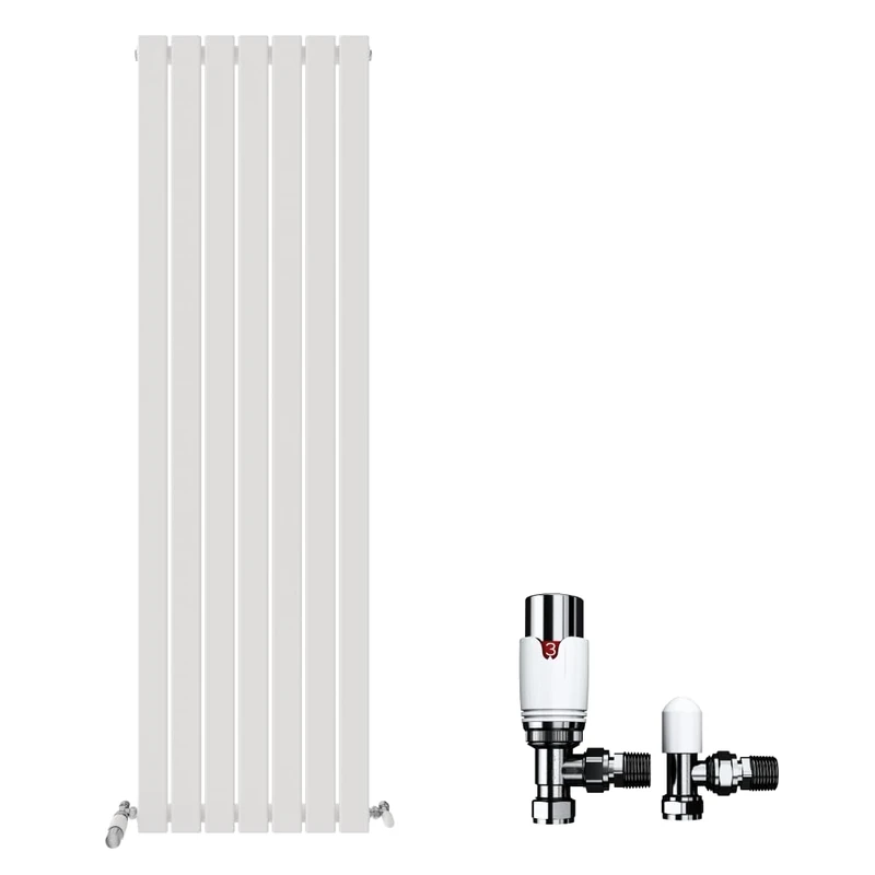 iBathUK Regency Horizontal Column Radiator, Single Panel, Slim Radiator, Wall Mounted for Bathroom,Kitchen,Living Room