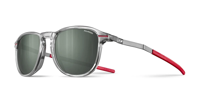 Julbo United Sunglasses, Grey/Red, One Size Unisex Adult, grey/red, One size