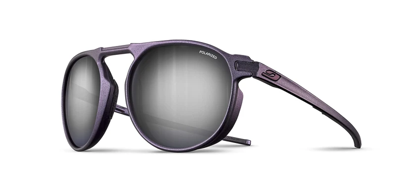 Julbo Unisex Meta Sunglasses, Shimmering blue-violet/brass, One Size