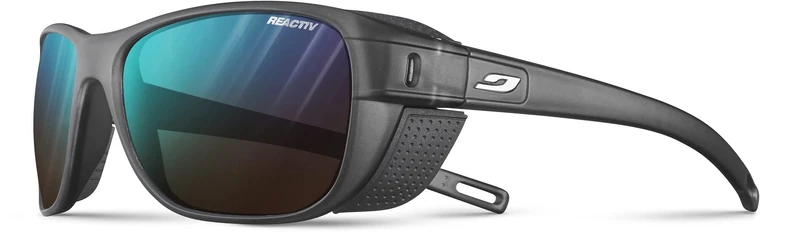 Julbo Unisex Camino Sunglasses, Black Translucent Matt/Grey, One Size