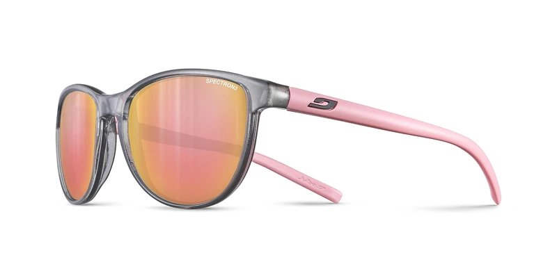Julbo Idol Unisex Adult Sunglasses, Glossy Translu Grey/Matte Pastel Pink, S (10-15 años)