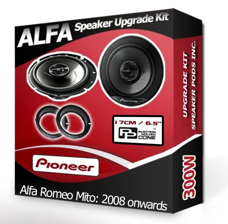 Mito Speaker upgrade Front Door Pioneer car speakers 6.5" 17cm300W