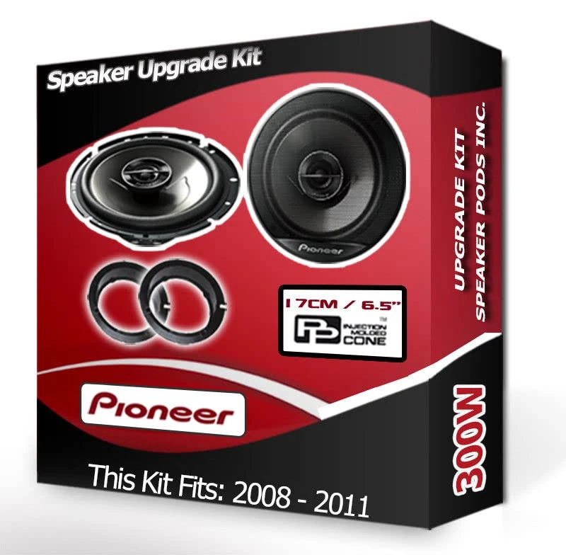 Kuga Speaker upgrade Rear Door Pioneer car speakers 6.5" 17cm 300W