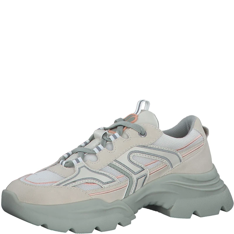 s.Oliver Women's 5-5-23621-30 Trainers, Beige Comb, 8 UK