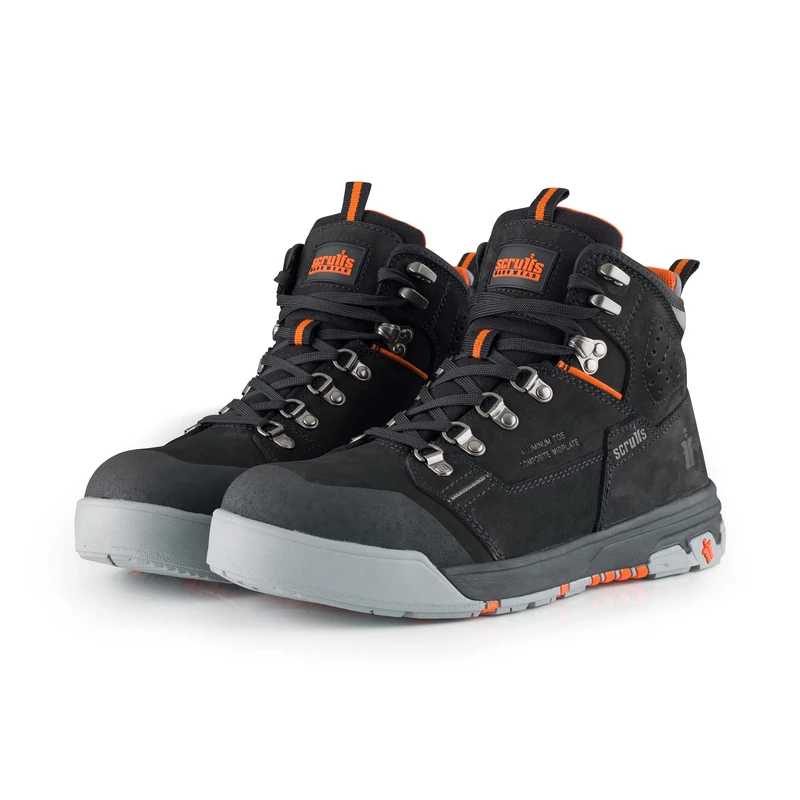 Scruffs Hydra Safety Work Boots Black Size 10/44