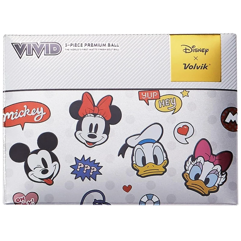 Volvik Disney Dozen Pack, Yellow/Red/Orange/Green, One Size