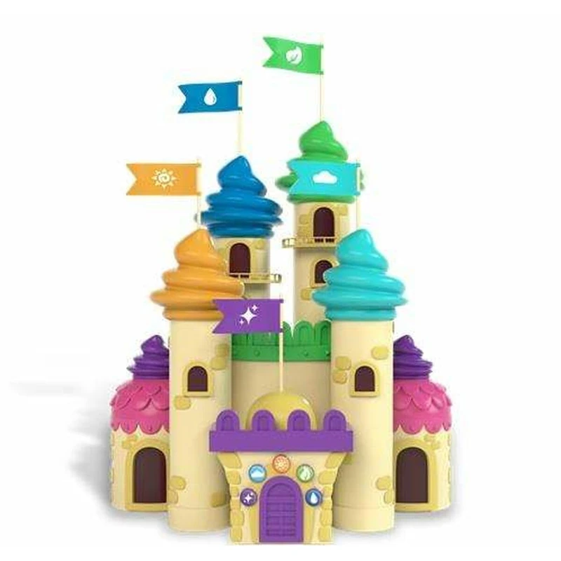BIZAK Smighties, Smightiland Magic Castle Illuminating When Placing The 6 Magic Smighties Gems, Compatible with 4cm Figures (35005050) - Image 1