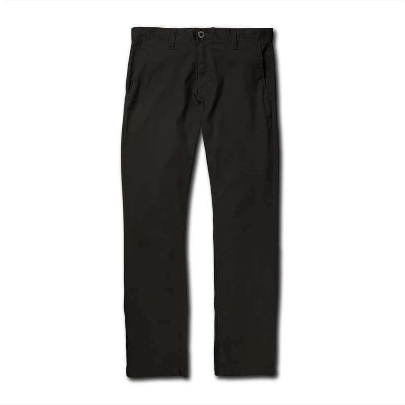 Volcom Men's Frickin Modern Fit Stretch Chino Pant, Black 1, 40W x 32L
