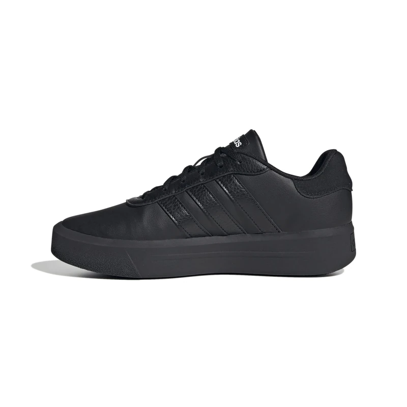 adidas Women's Court Platform Shoes, Core Black / Core Black / Cloud White, 8 UK