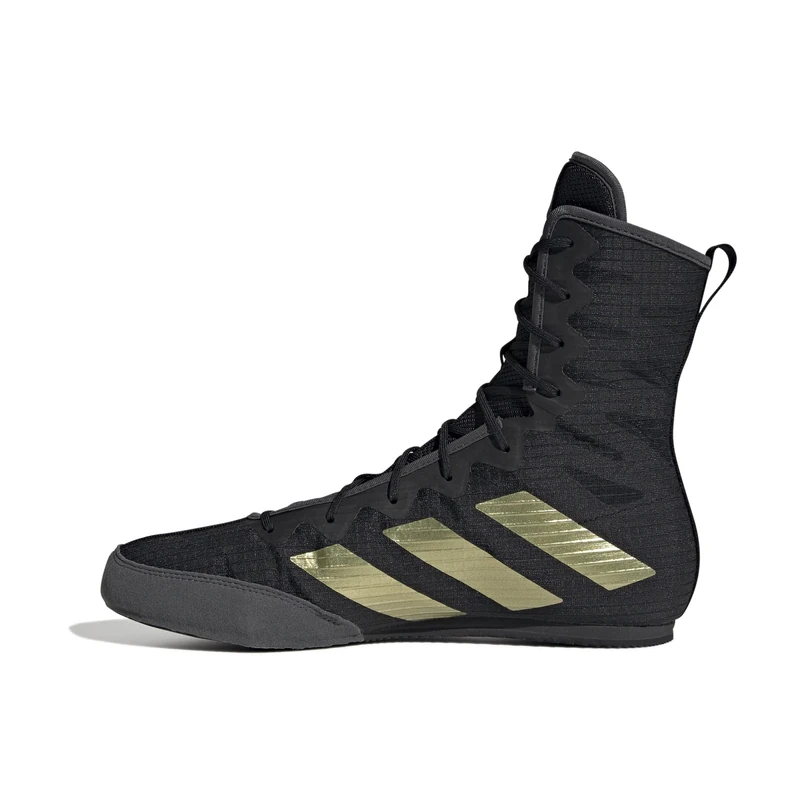 Adidas GZ6116 Box HOG 4 Sneaker Adult core Black/Gold met./Grey six 5.5