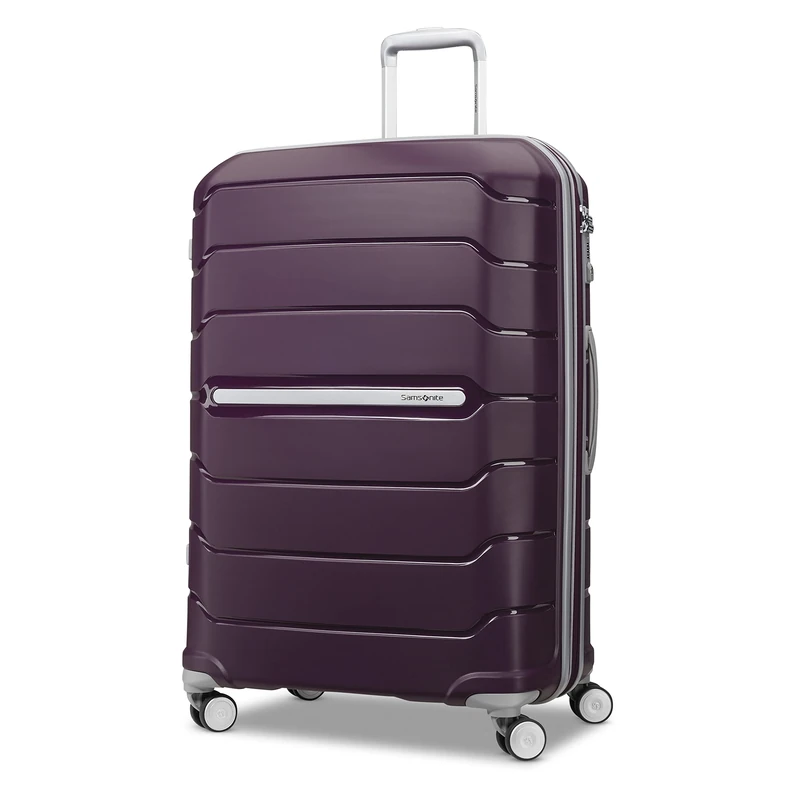 Samsonite Freeform Hardside Expandable Double Spinner Wheels, Checked-Large 28-Inch, Amethyst Purple, Freeform Hardside Expandable Double Spinner Wheels, Checked-Large 28-inch