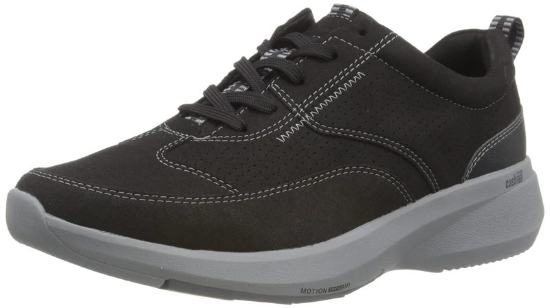 Clarks Lehman Mix Men's Trainers, Black, 42 EU