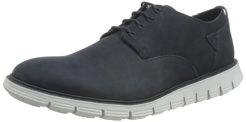 Clarks Men's Trackflex Path Trainers, Navy Nubuck, 7 UK