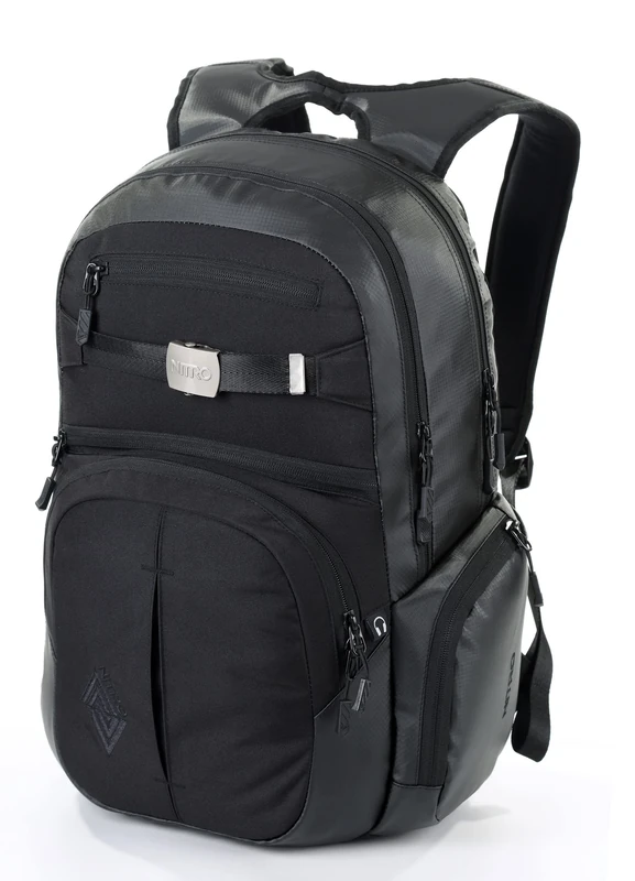 Nitro Unisex Hero Pack Backpack (Pack of 1), Tough black, 37L, Hero